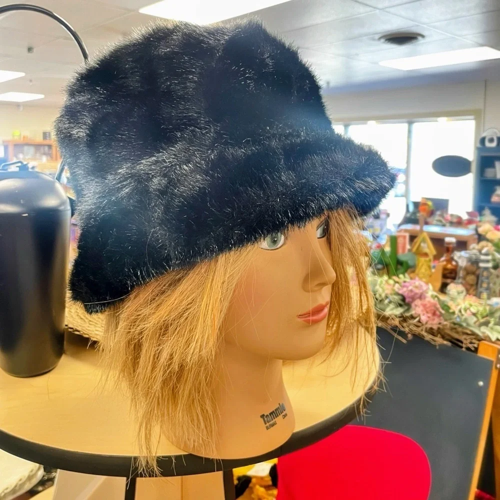 Luxe Faux Fur Hat & Cape Set